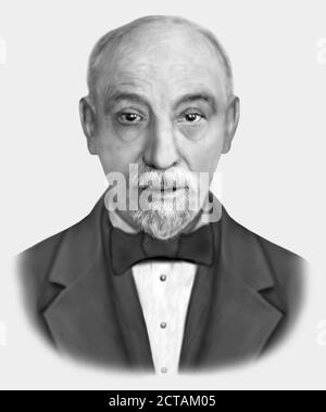 Luigi Pirandello 1867-1936 Italienischer Schriftsteller Dramatiker Dichter Stockfoto