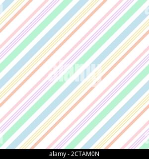Regenbogen gestreift nahtlose Muster Hintergrund geeignet für Mode-Textilien, Stock Vektor