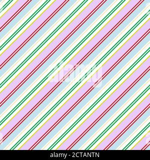 Regenbogen gestreift nahtlose Muster Hintergrund geeignet für Mode-Textilien, Stock Vektor