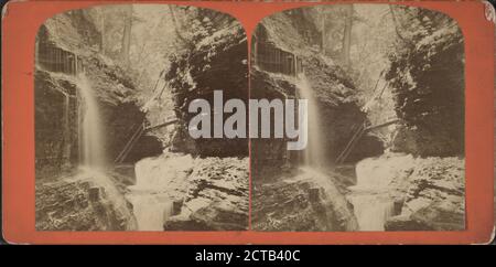 Rainbow Falls., Gates, G. F. (George F.), New York (Staat), Watkins Glen (N.Y Stockfoto