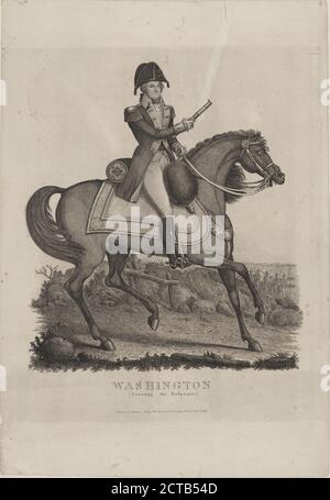 Washington Crossing the Delaware, Standbild, Drucke, 1833, Anonymous Stockfoto