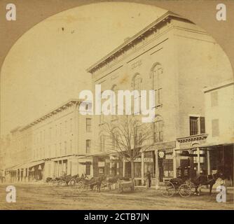 Blick auf Hampton Beach, N.H., Straßen, Gebäude, New Hampshire, Hampton Beach (N.H Stockfoto