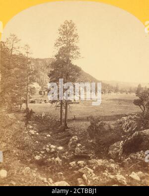 Cooley's Ranch, 10 Meilen östlich von Camp Apache, Arizona., Geographische Übersichten westlich des 100. Meridians (USA), O'Sullivan, Timothy H. (1840-1882), 1873, USA Stockfoto