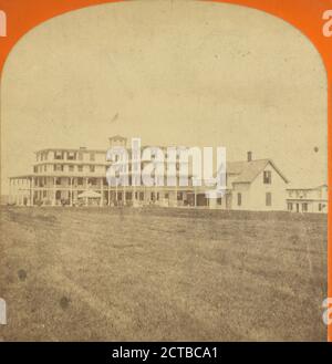 Fernansicht von Boar's Head Hotel., Hobbs, W. N. (William N.) (1830-1881), Hotels, New Hampshire, Hampton Beach (N.H Stockfoto