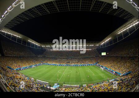 Brasilien gegen Kroatien Brasilien Weltmeisterschaft 2014 - Arena de Sao Paolo BILDNACHWEIS : © MARK PAIN / ALAMY STOCK FOTO Stockfoto