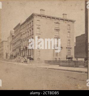 Fifth Avenue und 37th Street, Blick nach Norden., 1860, New York (Staat), New York (N.Y.), New York, Fifth Avenue (New York, N.Y.), Manhattan (New York, N.Y.) Stockfoto