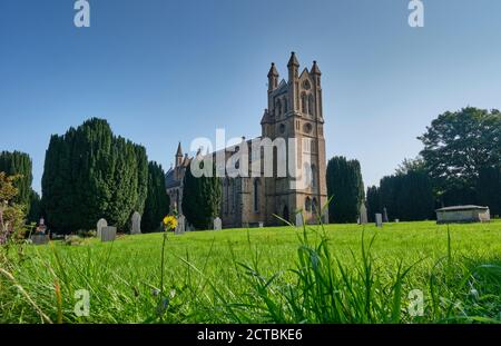 St David's Church, Newtown, Powys, Wales Stockfoto