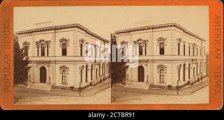 Peabody Institute. Baltimore., Standbild, Stereographen, 1850 - 1930 Stockfoto