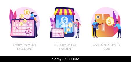 Zahlungsprogramme Vektor Konzept Metaphern. Stock Vektor