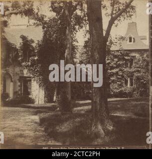 Sunny Side; Irving's Residence on the Hudson, N.Y., Irving, Washington, 1783-1859, Sunnyside (Tarrytown, N.Y.), 1865, New York (Staat), Sleepy Hollow (N.Y.), Tarrytown (N.Y.) Stockfoto