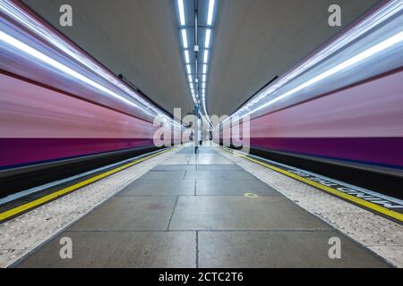 North Clapham U-Bahn-Station, London, Großbritannien Stockfoto