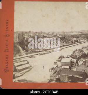 Die Schleusen in Lockport, N.Y., New York (Staat), Lockport (N.Y.), Erie Canal (N.Y Stockfoto