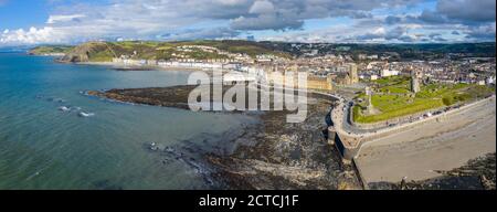 Aberystwyth, Ceredigion, West Wales, Großbritannien, beliebtes Touristenziel Stockfoto