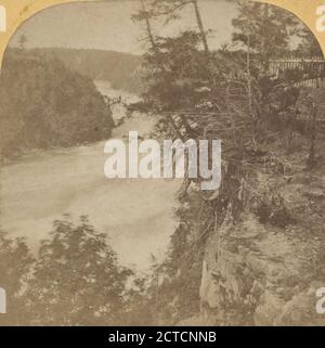 Stromschnellen und Whirlpool, Niagara., Barnum, Deloss, New York (Bundesstaat), Niagara Falls (N.Y. und ONT Stockfoto