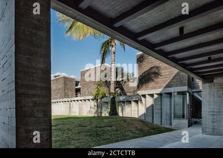 Los Chocolates Gemeinschaftszentrum, Col. La Carolina Cuernavaca Morelos, Mexiko. Das Gebäude wurde 2018 fertiggestellt. Stockfoto