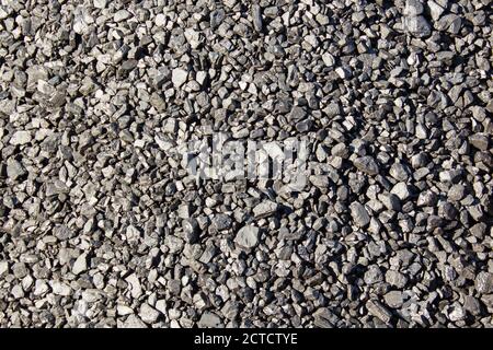 Kohle-Mineral schwarzer Kubus Stein Hintergrund Stockfoto