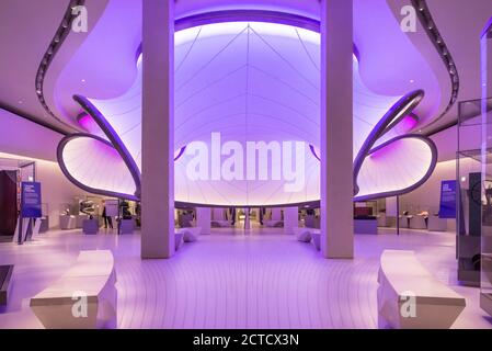 Innenansicht der Winton Gallery, London, UK, 2016 Stockfoto