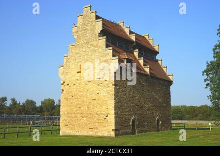 TUDOR Taubenschlag in Willington, Bedfordshire Stockfoto