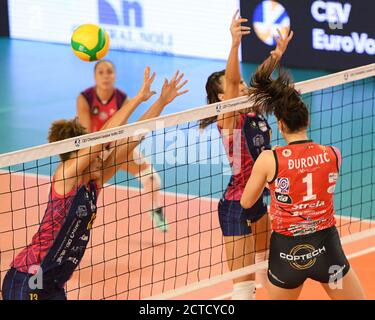 scandicci, Italien, 22 Sep 2020, DJUROVIC Saska (Tent OBRENOVAC) während Savino Del Bene Scandicci vs OK Tent Obranovac, Volleyball Champions League Women - Credit: LM/Filippo Tomasi/Alamy Live News Stockfoto