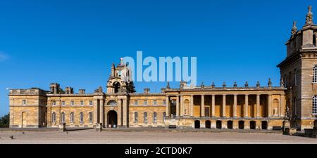 Blenheim Palace ist UNESCO-Weltkulturerbe, Woodstock, Oxfordshire, Großbritannien - Stockfoto