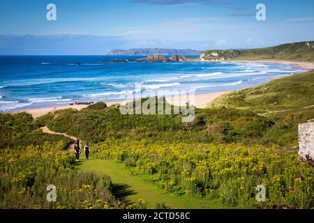 White Park Bay, Co. Antrim Stockfoto