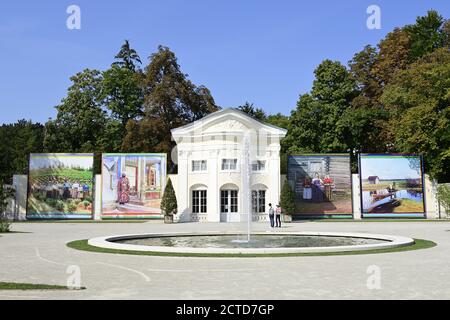 Baden bei Wien, Niederösterreich, Österreich. Das größte Outdoor-Fotofestival in Europa in Baden bei Wien. Stockfoto