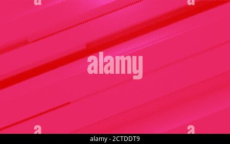 Abstrakt rosa gestreiften Hintergrund. Vektorgrafik minimal. Helle lineare Struktur mit Farbverlauf und Halbtonmuster. Kreatives Cover-Design. Architektur Stock Vektor