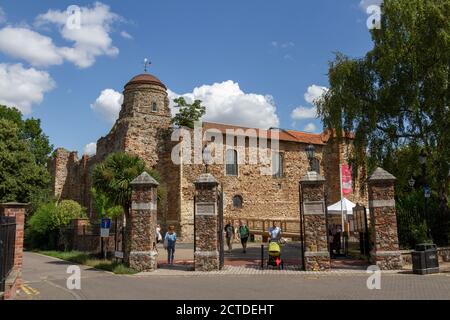 Colchester Castle, ein normannisches Schloss in Colchester, Essex, Großbritannien. Stockfoto