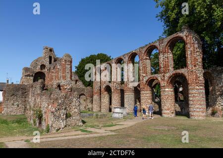 St. Botolph's Priory in Colchester, Essex, Großbritannien. Stockfoto