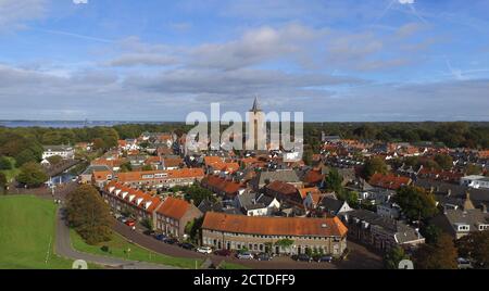 Blick auf Naarden Vesting Stockfoto