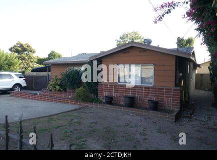 El Monte, California, USA 21. September 2020 EINE allgemeine Sicht der Atmosphäre von Steven Earl Elternhaus in 11214 E. Bryant Road in El Monte, Kalifornien, USA. Foto von Barry King/Alamy Stockfoto Stockfoto