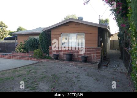 El Monte, California, USA 21. September 2020 EINE allgemeine Sicht der Atmosphäre von Steven Earl Elternhaus in 11214 E. Bryant Road in El Monte, Kalifornien, USA. Foto von Barry King/Alamy Stockfoto Stockfoto