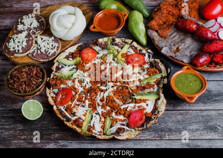 mexikanisches Essen traditionell aus Oaxaca mexiko Stockfoto