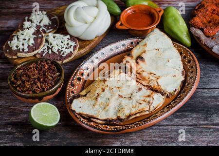 mexikanisches Essen traditionell aus Oaxaca mexiko Stockfoto