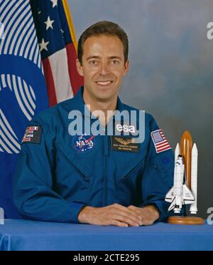 Offizielles Portrait von Astronauten Kandidaten Jean-François Clervoy Stockfoto