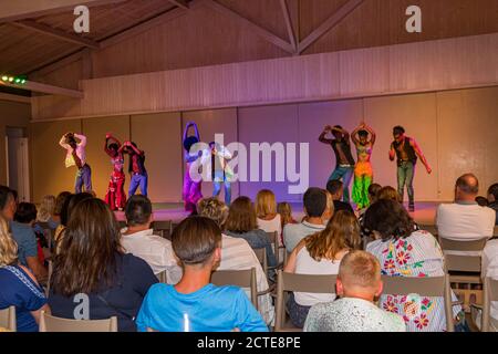 Afrikanische Tänzer aus cabo verde ilha do Sal, Salzinsel Green Cape Dancers Stockfoto