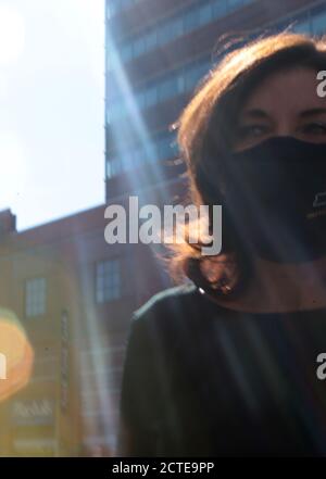 New York, NY, USA. September 2020. New York State Lieutenant Governor Kathy Hochul nimmt an der National Voters Registration Day in Slyvia's Restaurant in der Harlem Abschnitt von New York City am 22. September 2020 statt. Kredit: Mpi43/Media Punch/Alamy Live Nachrichten Stockfoto