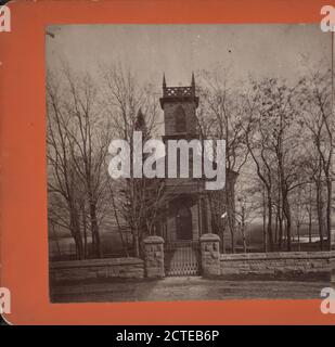 Ansicht der Trinity Episcopal Church., Stone, N. L., Episcopal Church, New York (Staat) Stockfoto