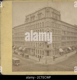 Powers' Buildings., Monroe, M. H., 1870, New York (Staat), Rochester (N.Y Stockfoto