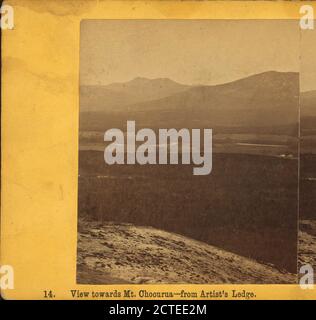 Blick Richtung Chocorua, von Artist's Ledge., Pease, N. W. (Nathan W.) (1836-1918), Mountains, New Hampshire, North Conway (N.H Stockfoto