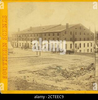 Ansicht des Libby Gefängnisses, Richmond, VA., E. & H.T. Anthony (Firm), Gardner, Alexander (1821-1882), 1861, Usa Stockfoto