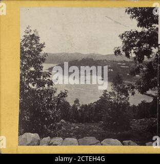 West Point, Blick vom Friedhof., E. & H.T. Anthony (Firm), New York (State), Hudson River (N.Y. und N.J Stockfoto