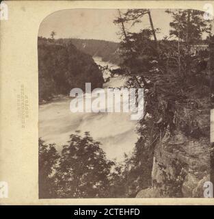 Stromschnellen und Whirlpool, Niagara., Barnum, Deloss, New York (Bundesstaat), Niagara Falls (N.Y. und ONT Stockfoto