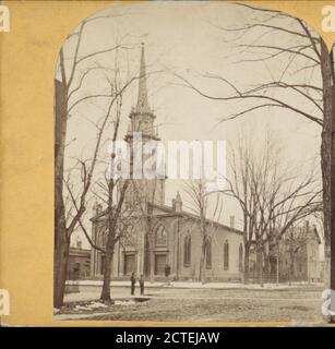 Trinity Church, Utica, 1868. Die älteste Kirche der Stadt., Mundy & Williams, 1866, New York (Staat), Utica (N.Y Stockfoto