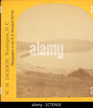 Yellowstone Lake, Mary's Bay., Jackson, William Henry (1843-1942), Geographische Übersichten westlich des 100. Meridians (USA), 1871, USA Stockfoto