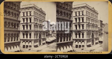 Lord & Taylor's Trockenwaren estab., Cor. Broadway und Grand St., New York (Bundesstaat), New York (N.Y.), New York, Manhattan (New York, N.Y.) Stockfoto