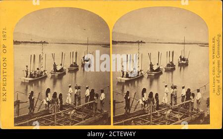 Der Start von Camp Mojave, Arizona, 15. September 1871., Geographische Übersichten westlich des 100. Meridians (USA), O'Sullivan, Timothy H. (1840-1882), 1871, USA Stockfoto