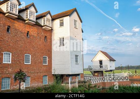 Abbey Mühle am frühen Morgen. Tewkesbury, Gloucestershire, England Stockfoto