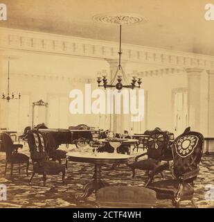 Profile House, Drawing Room., Kilburn Brothers, Canyons, New Hampshire Stockfoto