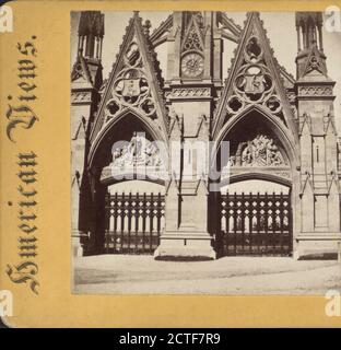 Eintritt zum Greenwood Cemetery., New York (Staat), New York (N.Y.), New York, Brooklyn (New York, N.Y.) Stockfoto